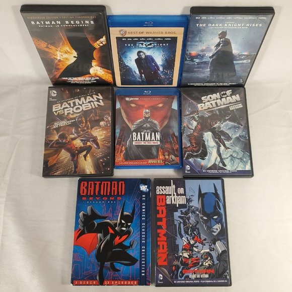 Batman Movies Lot of 8 - Begins - The Dark Knight - The Dark Knight Returns - Picture 2 of 16